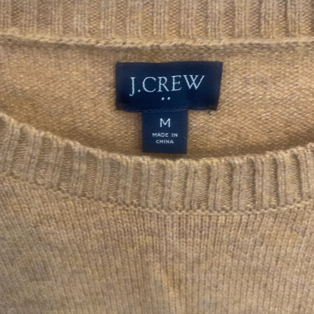 Bundle J Crew Men's Tan Sweater and Navy Sweater - Picture 7 of 10